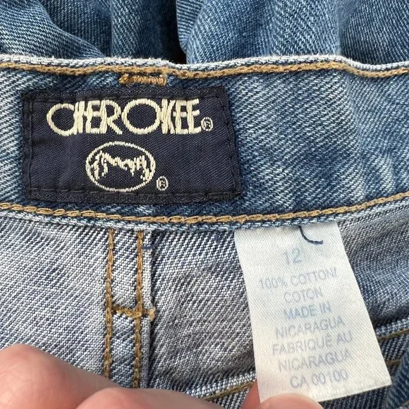 Vintage High Rise Straight Leg Jeans Relaxed Boyfriend Full Length Denim 90s Dad - Picture 6 of 8